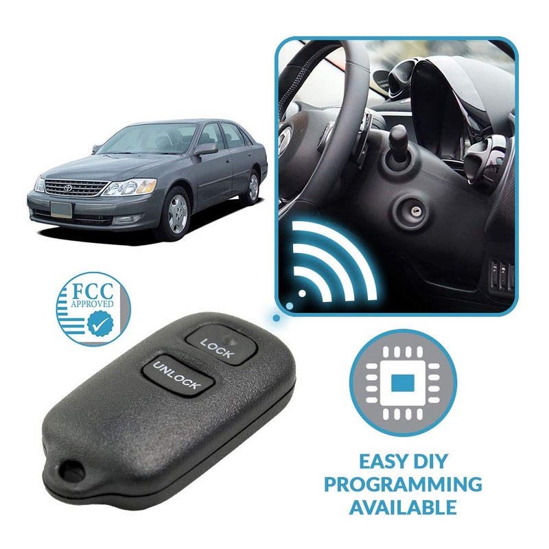 Keyless2Go Replacement for New Keyless Entry Remote Car Key Fob 3 Button FCC HYQ12BBX HYQ12BAN (2 Pack) - Image 5